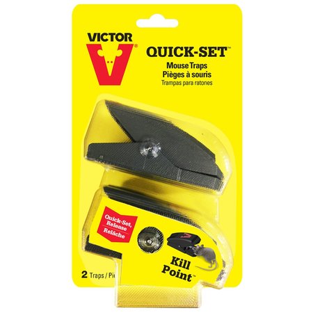 VICTOR Quick-Set Snap Trap For Mice , 2PK M137